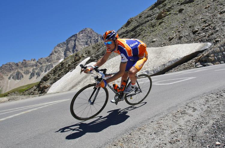 Dennis Menchov kørte sig selv i førertrøjen i Vuelta a Murcia, da russeren i dag besatte kongeetapens tredjeplads. Arkivfoto. 