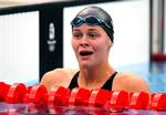 Lotte Friis trykkede i Spanien tiden på 1500 meter fri i en forbedring af den hidtidige  danske og nordiske rekord på distancen. Arkivfoto. 