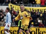 Besart Berisha er kommet flyvende fra start for AC Horsens. Arkivfoto. 