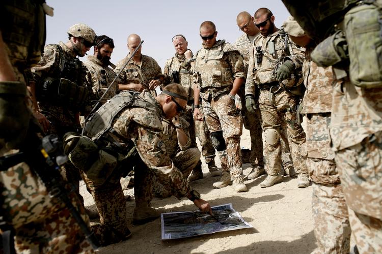 Danske soldater i Afghanistan fotograferet sidste år. (Arkivfoto) 