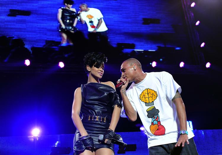 Chris Brown og Rihanna er ved at indspille en kærlighedssang 