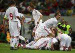 Danmarks sejr over Portugal i Lissabon sidste år har ikke ladet sig afspejle på Fifas verdensrangliste. Arkivfoto. 