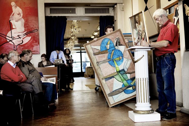 Bruun Rasmussens nyeste auktion over moderne kunst har afsløret, at det i øjeblikket er svært at sælge selv de mest berømte moderne kunstneres værker. 