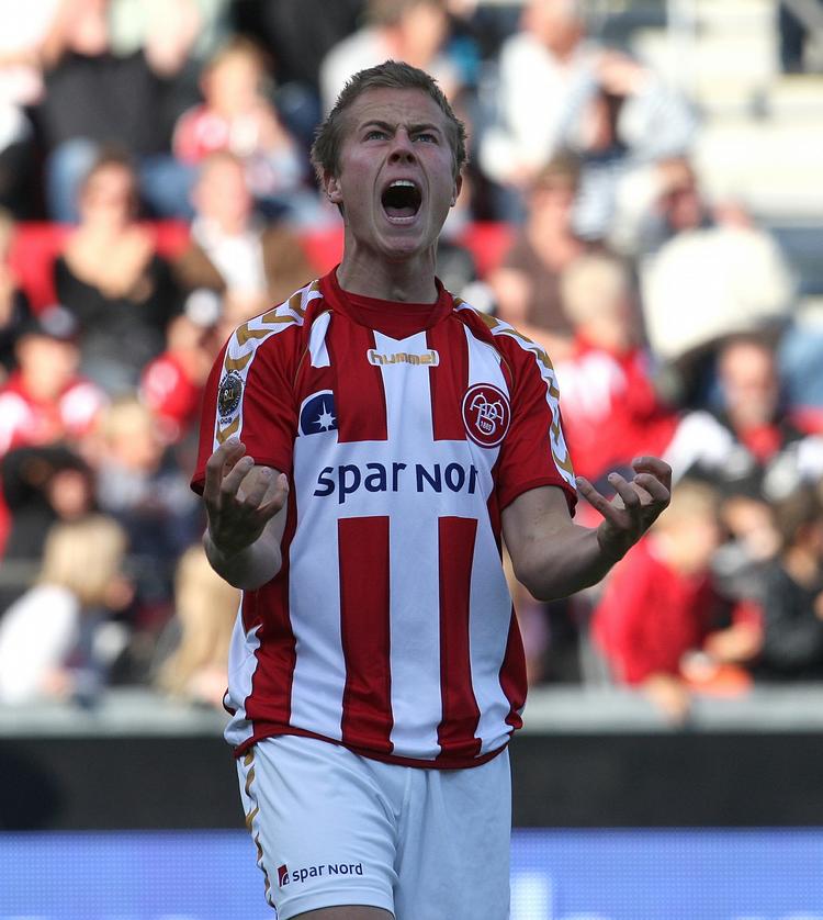 AaB's Jeppe Curth hæftede sig mest af alt ved de tre point, efter kampen mod FC Nordsjælland. Arkivfoto. 