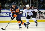 Frans Nielsen havde stor aften for sin klub New York Islanders med et mål og en assist, da de slog Monreal Canadians. Arkivfoto. 