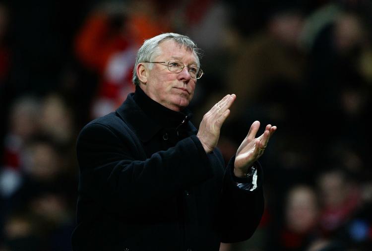 Manchester Uniteds manager Alex Ferguson under holdets 2-1-sejr mod Blackburn 21. februar. Arkivfoto. 
