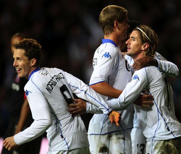 Morten Nordstrand med otte og Cesar Santin med syv mål er FC Københavns mest scorende i Superligaen. Arkivfoto. 