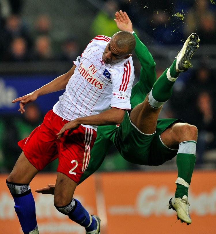 Hamburger SV kom i dag tilbage på rette sport, da de vandt over Energie Cottbus. Her er det Alex Silva i en tidligere kamp. Arkivfoto. 