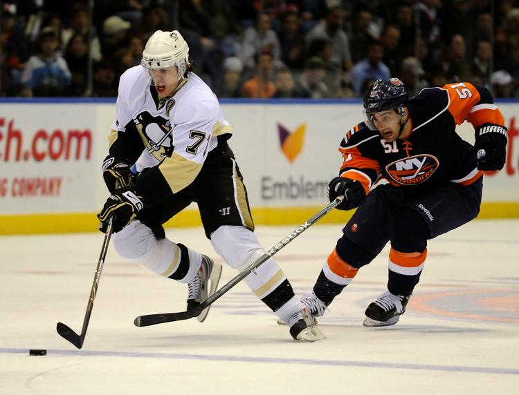 Seks sejre i otte kampe er det blevet til på det seneste for danske Frans Nielsen og holdkammeraterne i New York Islanders. Arkivfoto. 
