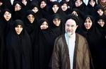 Mohamad Khatami var præsident i Iran fra 1997 til 2005. Billedet er fra denne periode. 