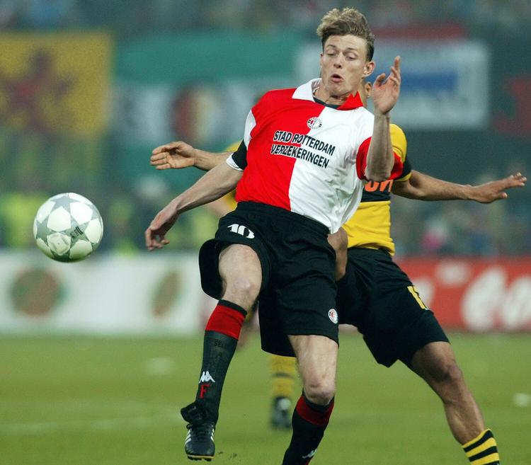 Jon Dahl Tomasson spillede den sidste halve time for Feyenoord. Arkivfoto. 