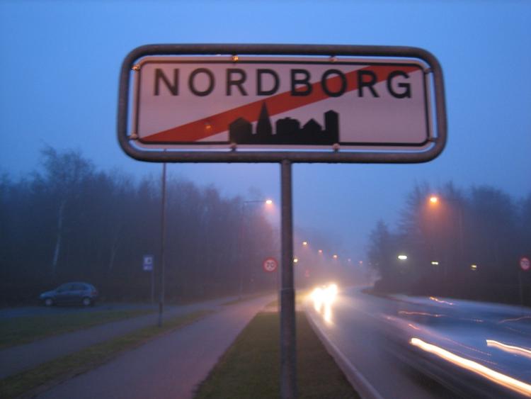 Nordborg on the island of Als where 320 Sauer Danfoss employees are expected to lose their jobs. 