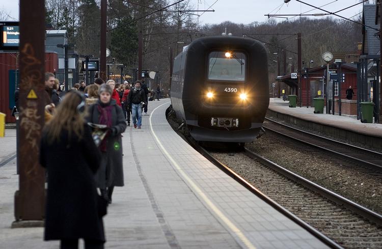 DSBFirst kører med nødkøreplan på Kystbanen til udgangen af april. (Arkivfoto) 