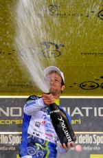 Italieneren Michele Scarponi vandt dagens etape i Tirreno-Adriatico. 