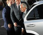 Bernard Madoff fotograferet i sidste uge, da han ankom til retten i Manhattan. 