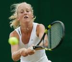 Urszula Radwanska tabte i Wimbledons juniorturnering i 2006 i semifinalen til Caroline Wozniacki, som senere vandt turneringen. Året efter afløste Urszula Radwanska danskeren som juniormester på det grønne græs. Arkivfoto. 