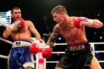 Mads Larsen (til højre)  drømmer fortsat om at møde Mikkel Kessler. Arkivfoto. 
