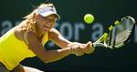 Caroline Wozniacki spillede sig i kvartfinalen i den stærkt besatte tennisturnering BNP Paribas Open i sydcaliforniske Indian Wells. 