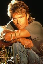 Richard Dean Anderson, frontfiguren i tv-serien i 'MacGyver', på arkivfoto fra 1992. 