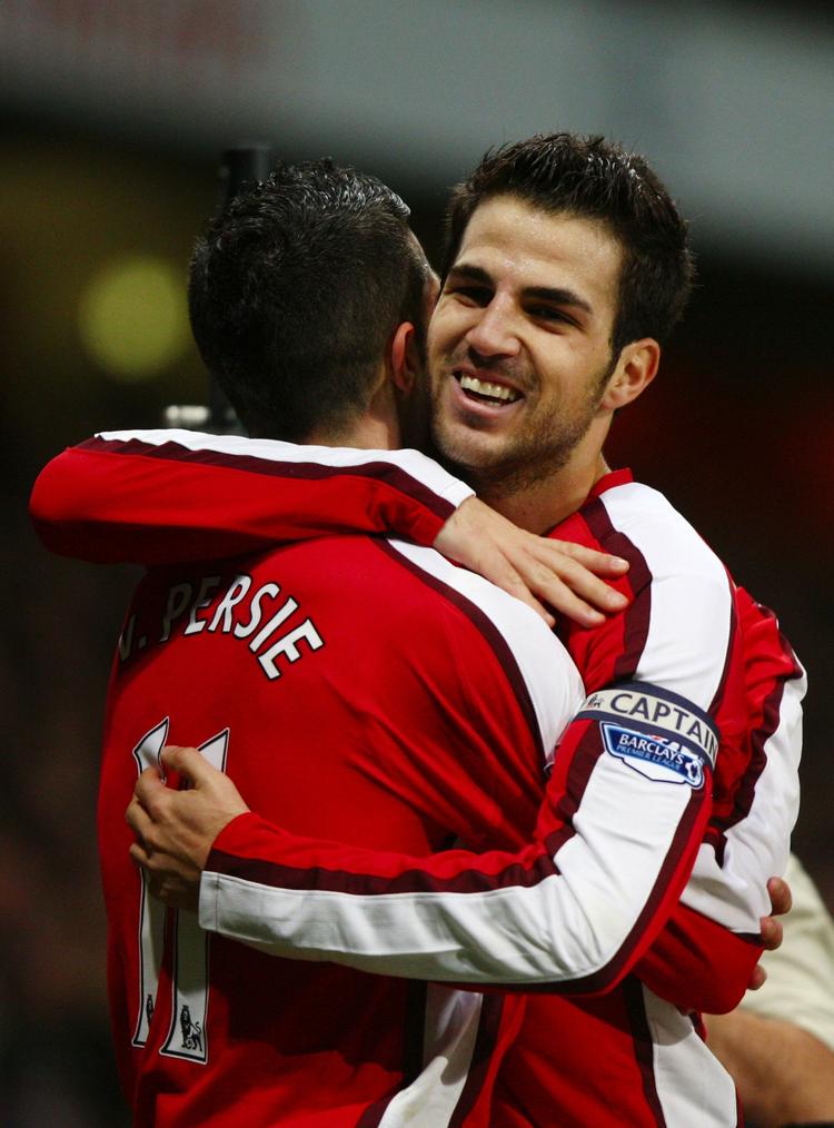 Arsenals spanske anfører, Cesc Fabregas, ses her under en kamp mod Liverpool, hvor spanieren var på banen. Arkivfoto. 