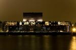 Skuespilhuset - med udsigt ud over Københavns Havn og Holmen. 