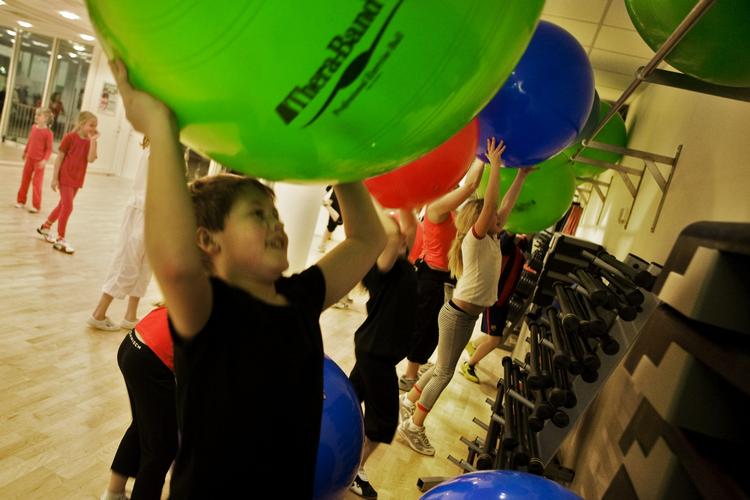 Juniorklubben hos fitnessdk i Birkerød. Arkivfoto. 