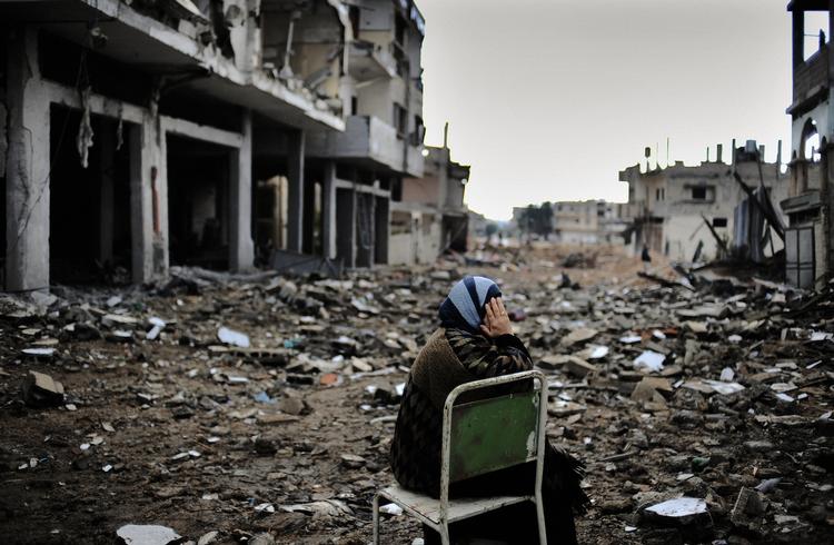Destruction in Gaza is extensive. Reconstruction is up to the international community. 