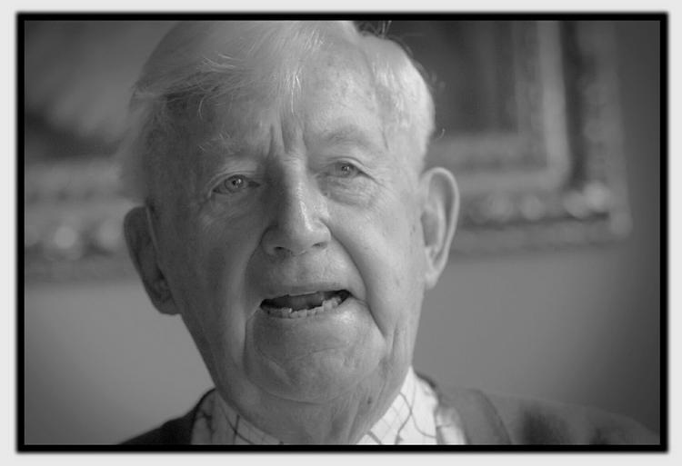 Arkivfoto af den i dag 100-årige forlægger Morten A. Korch, søn af forfatteren Morten Korch. Fotografiet er fra 1999. - Foto: MORTEN LANGKILDE 