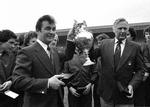 Brian Clough var kontroversiel, men også særdeles succesfuld, i sin tid som manager. Bare ikke i sine 44 dage for Leeds United. Her ses Clough med pokalen for mesterskabet for Nottingham Forest i 1978. Arkivfoto. 