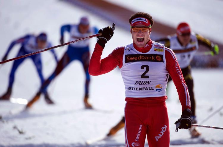 Dario Cologna satte et flot punktum for sæsonen, da han kørte sejren hjem fra spids. 