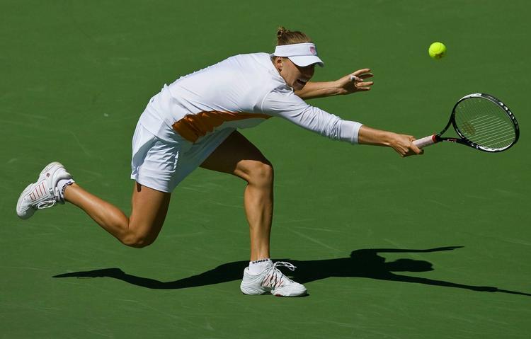 Vera Zvonareva var 1 time og 58 minutter om at vinde finalen i Indian Wells. 