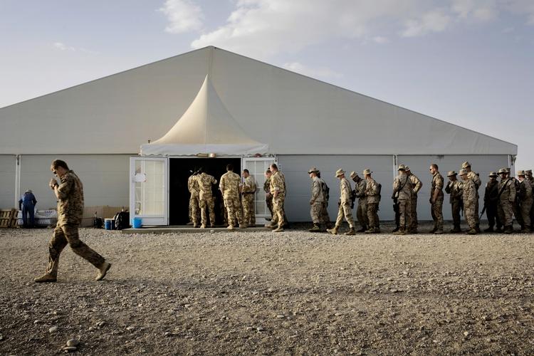 Denmark's Camp Bastion in Helmand in Afghanistan. 