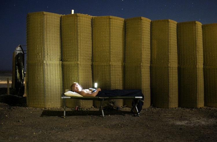 Arkivfoto fra Camp Bastion, den største militærlejr i Helmand-provinsen. 