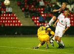 FC Midtjylland spillede i 2002 mod makedonske Pobeda, som nu er kommet under korruptionsanklager fra Uefa for en kamp i 2004. Arkivfoto. 