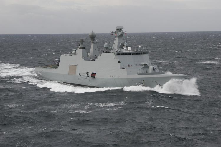 The Danish warship Absalon had the alleged pirates now on trial in the Netherlands in its brig until agreement was reached for their transfer to the Netherlands. 
