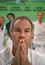 Den tidligere tennisstjerne, John McEnroe, havde en halvpart i to malerier, som var ejet af en anden kunstsamler. (Arkiv) 