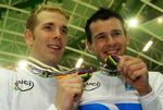 Michael Mørkøv og Alex Rasmussen vandt i suveræn stil guld ved VM i banecykling, da de to ryttere dominerede parløbet. 