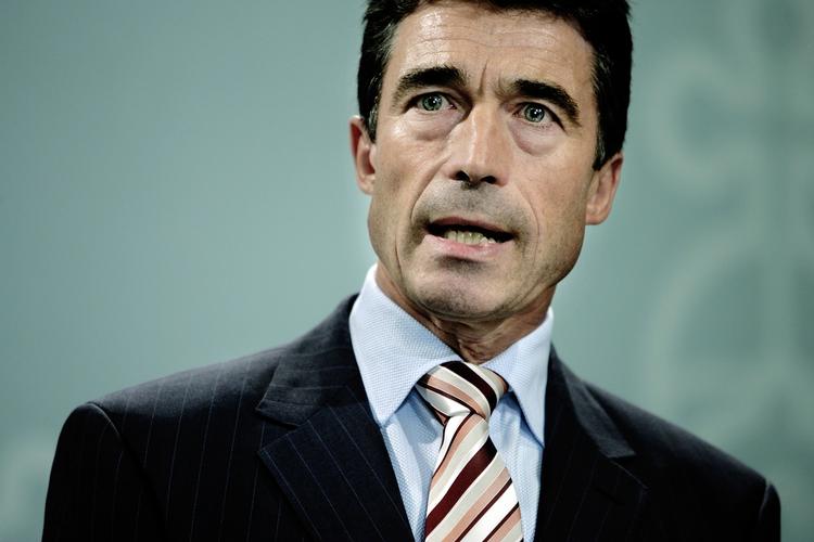 The Danish Prime Minister Anders Fogh Rasmussen. His biography on the NATO website brings up a security announcement. 