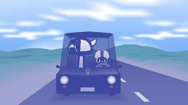 Animationsfilmen  'Please Say Something' handler om forholdet mellem en kat og en mus. 
