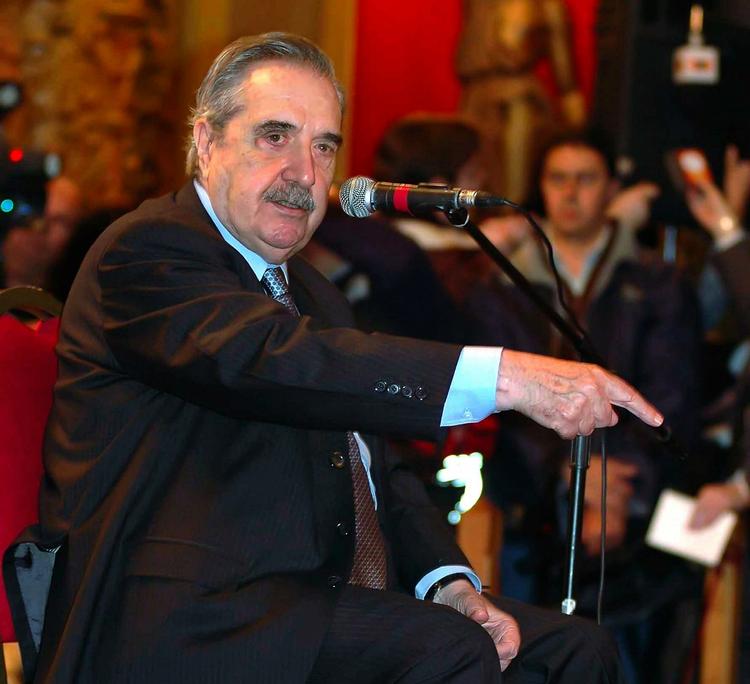 Raul Alfonsin blev 82 år. Billedet er taget i 2006. 