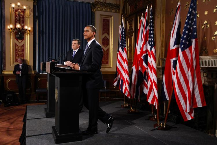 USA's præsident Barack Obama er for første gang som præsident i Europa. 