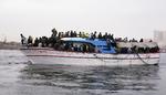 Det var et immigrantskib som dette, der kæntrede 30 kilometer fra Libyens kyst og dræbte over 200 mennesker. 