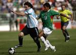 Lionel Messi blev udskiftet undervejs i Argentinas ydmygende nederlag i Bolivia. 