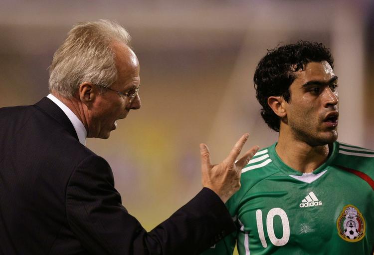 Sven-Göran Eriksson er fortid i Mexico. 