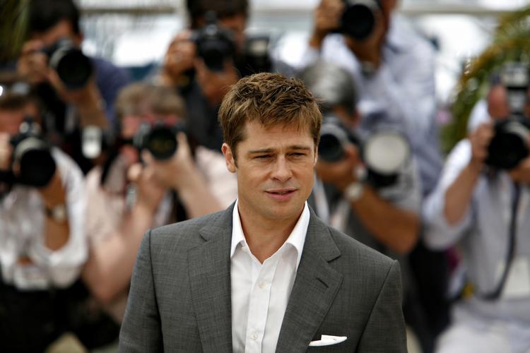 Brad Pitt havde selskab af hustruen Angelina Jolie på festivalerne i 2007 og 2008. Spørgsmålet er, om hun også kommer med i år. Arkivfoto. 