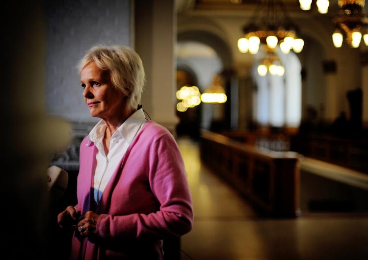 Karen Jespersen - fotograferet kort efter hun trådte tilbage som minister. 