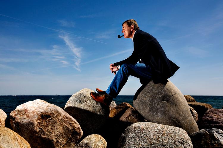 Thorkild Grosbøll opfatter kristendommen som et frigørende budskab. Nu er han selv fri – for at være præst. Foto: Jacob Ehrbahn 