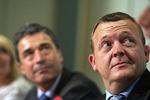 Fra en Rasmussen til en anden - Fogh til Løkke (arkivfoto). 