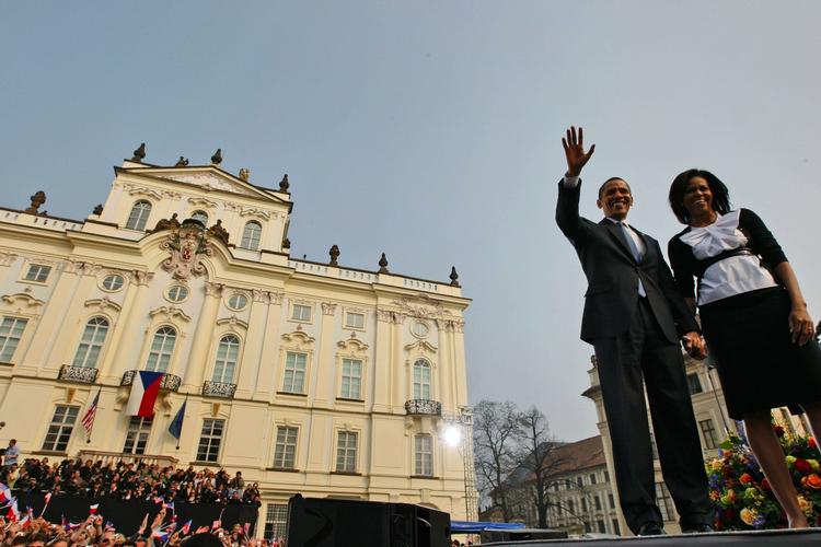 Obama var især optaget af atomnedrustning, da han i dag holdt tale i Prag. 