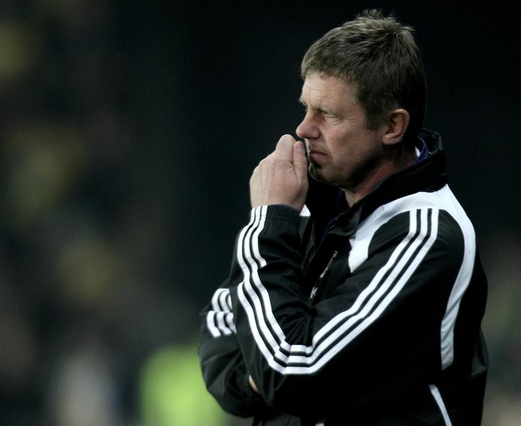 Kent Nielsen og Brøndby har nu tre point op til FCK på førstepladsen. Arkivfoto. 